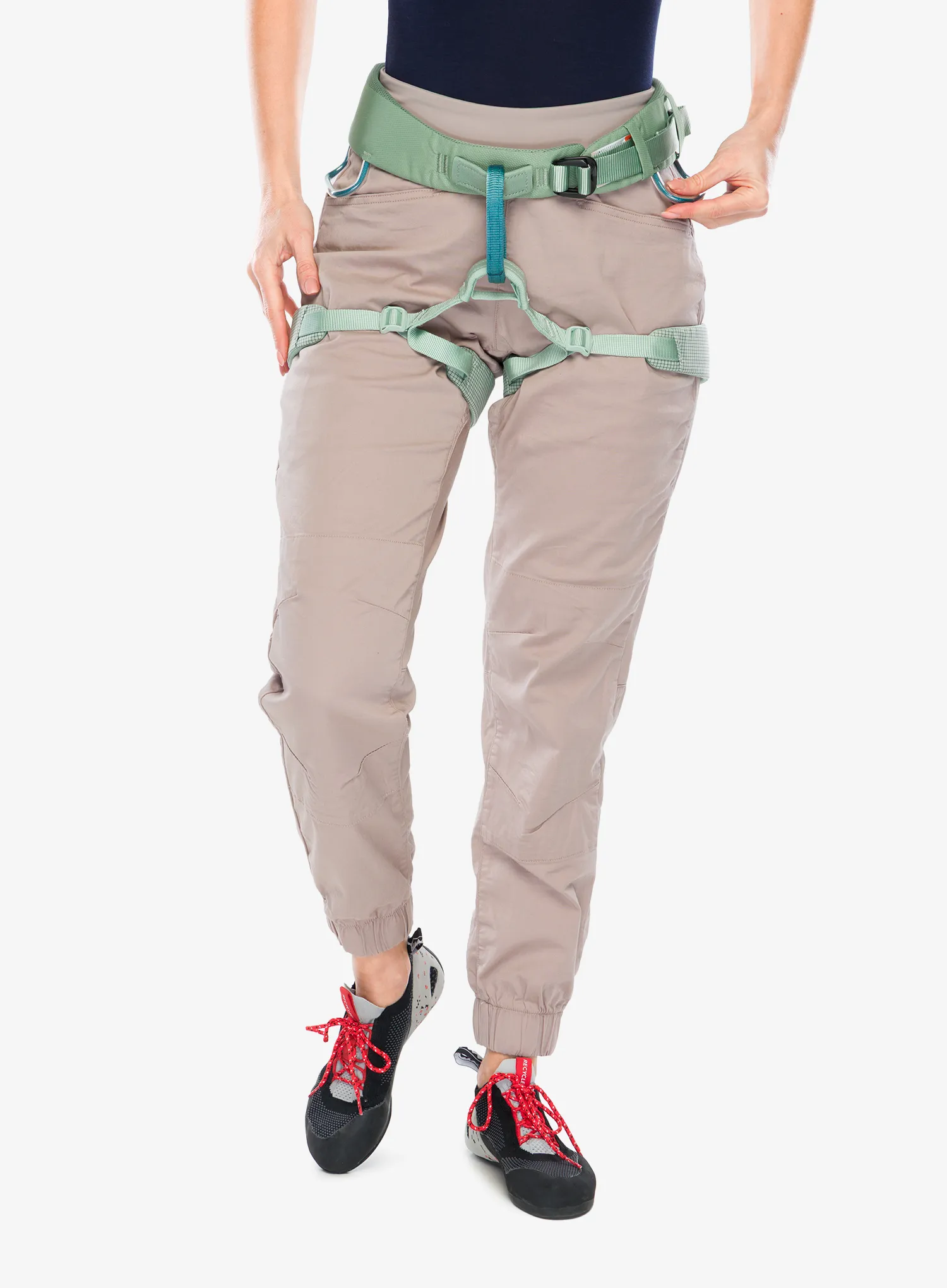 Страхувальна система жіноча Black Diamond Momentum Harness - desert sage