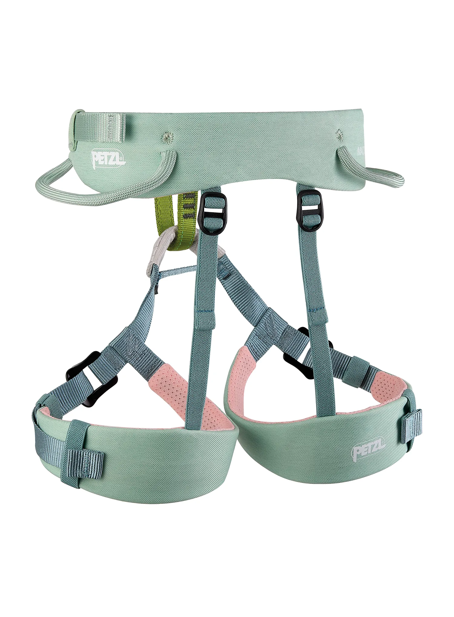 Страхувальна система скелелазна для дітей Petzl Macchu - green