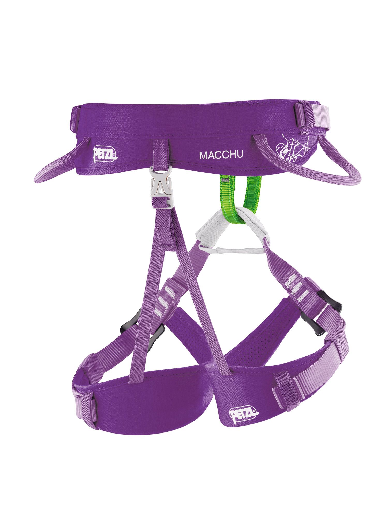 Страхувальна система скелелазна для дітей Petzl Macchu - purple