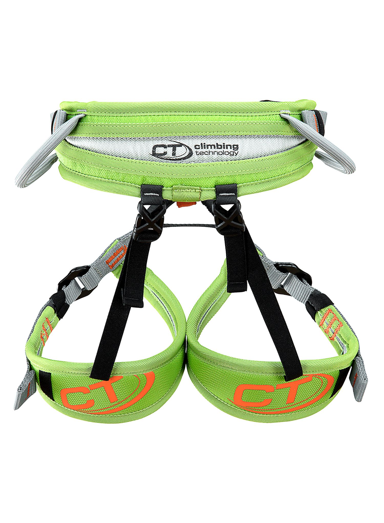 Страхувальна система скелелазна для дітей Climbing Technology Ascent Junior - grey/green