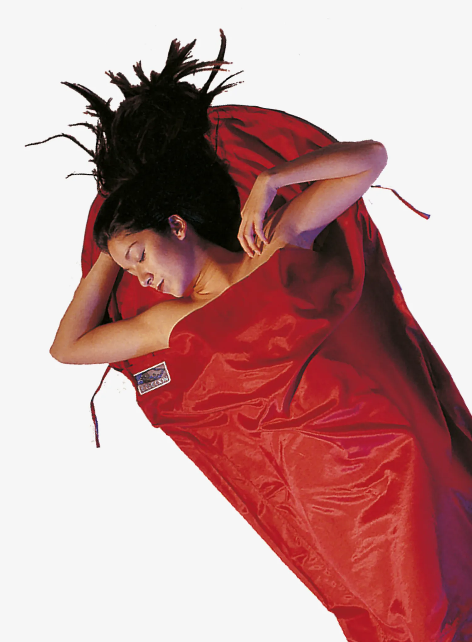 Вкладка для спальника Cocoon MummyLiner - Silk/Cotton - monks red