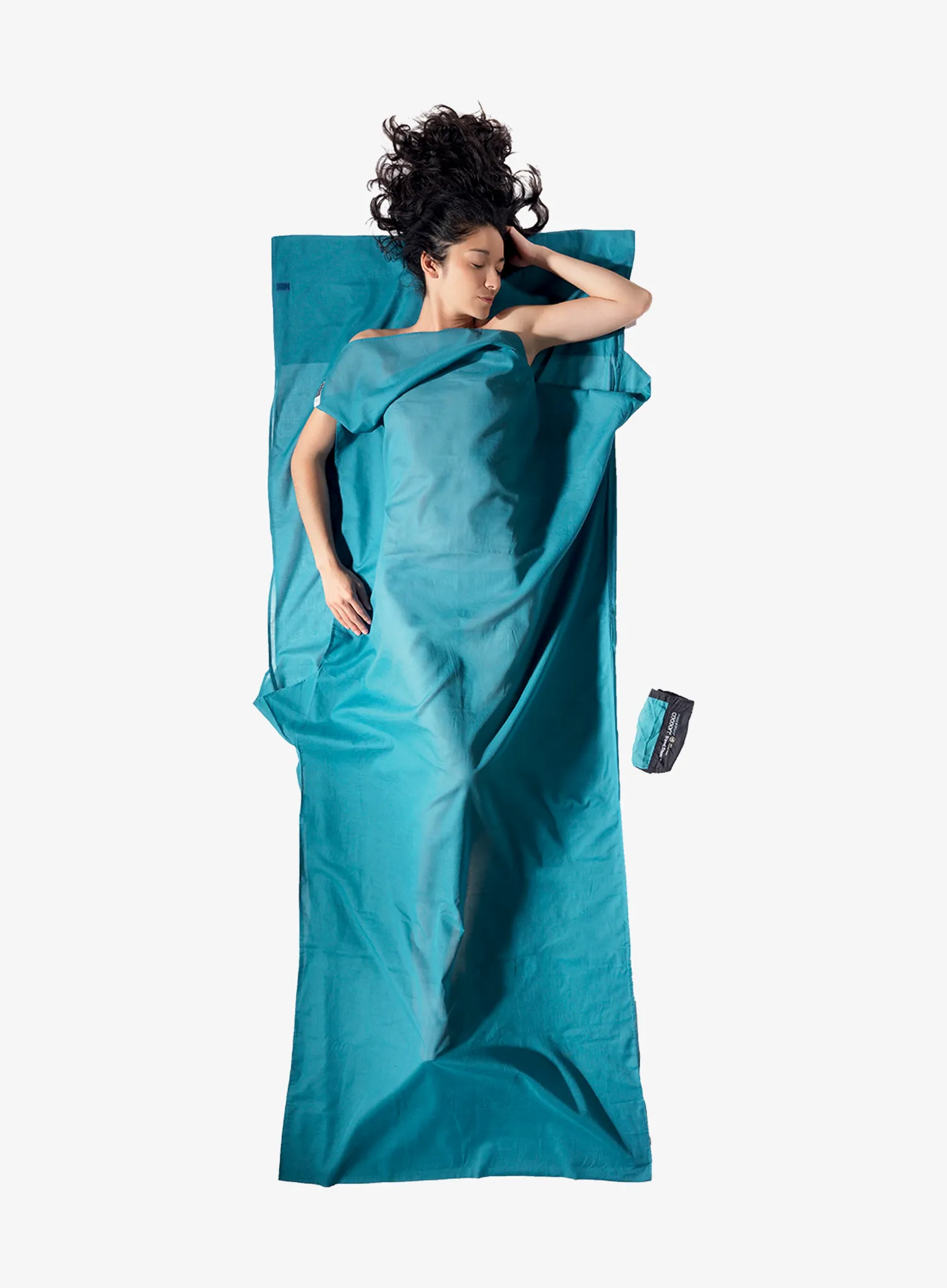 Вкладка для спальника Cocoon TravelSheet - Insect Shield  - Egyptian Cotton - laguna blue