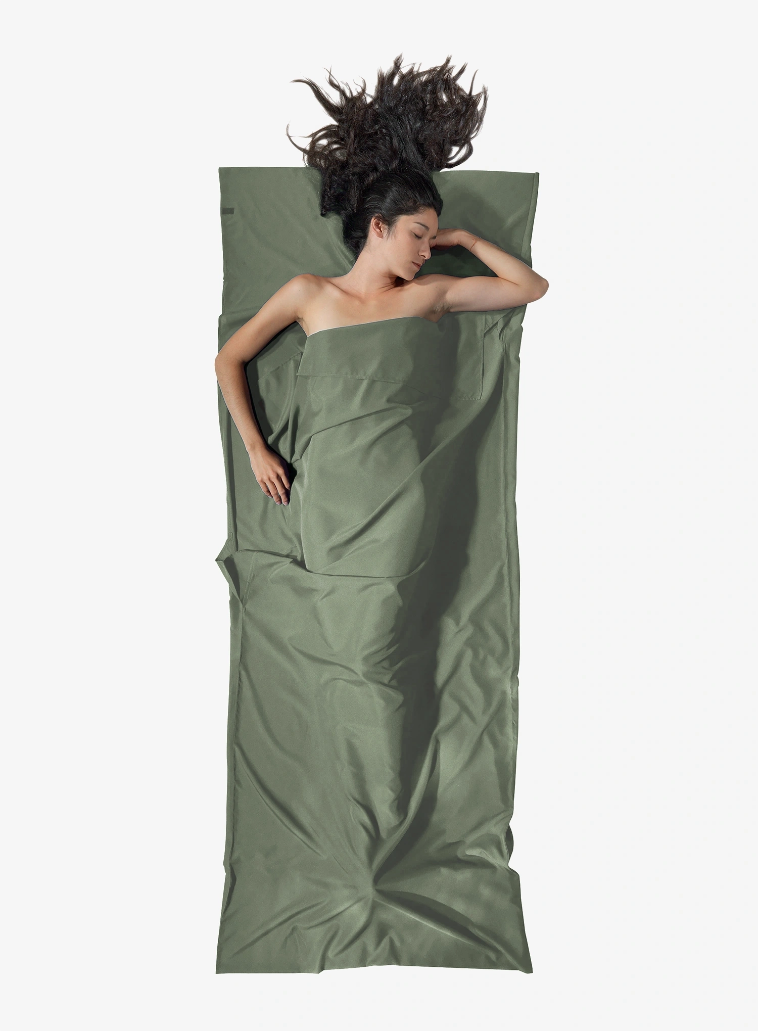 Вкладка для спальника Cocoon TravelSheet - Lyocell - eucalyptus green