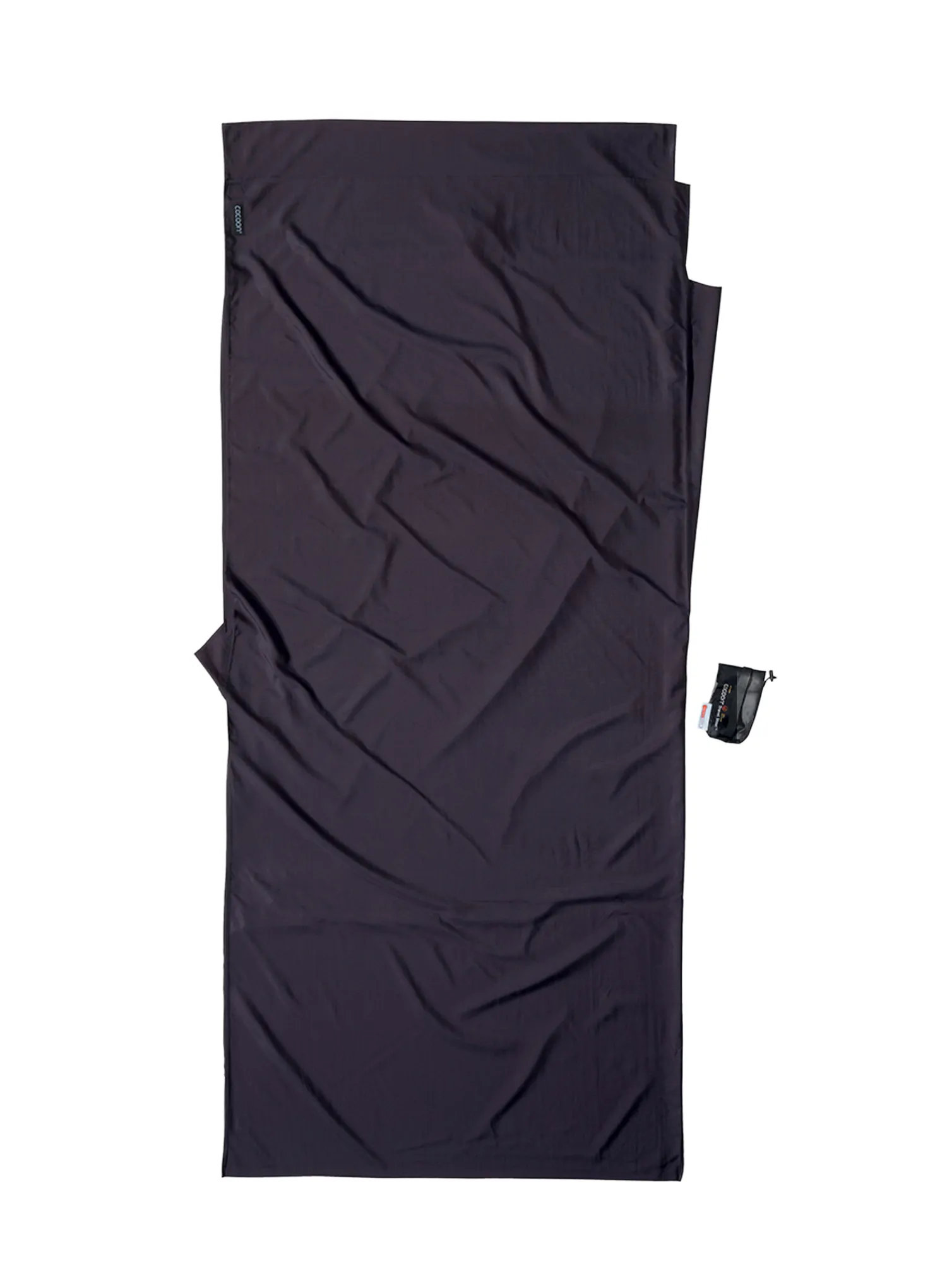 Вкладка для спальника Cocoon TravelSheet - Thermolight Silkweight - volcano grey