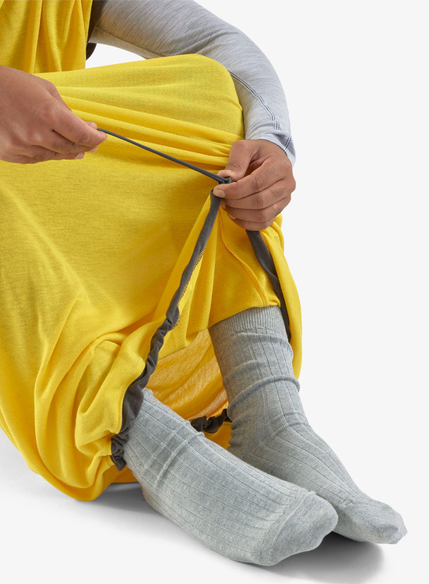 Вкладка для спальника Sea to Summit Reactor Liners Mummy w/ Drawcord - yellow