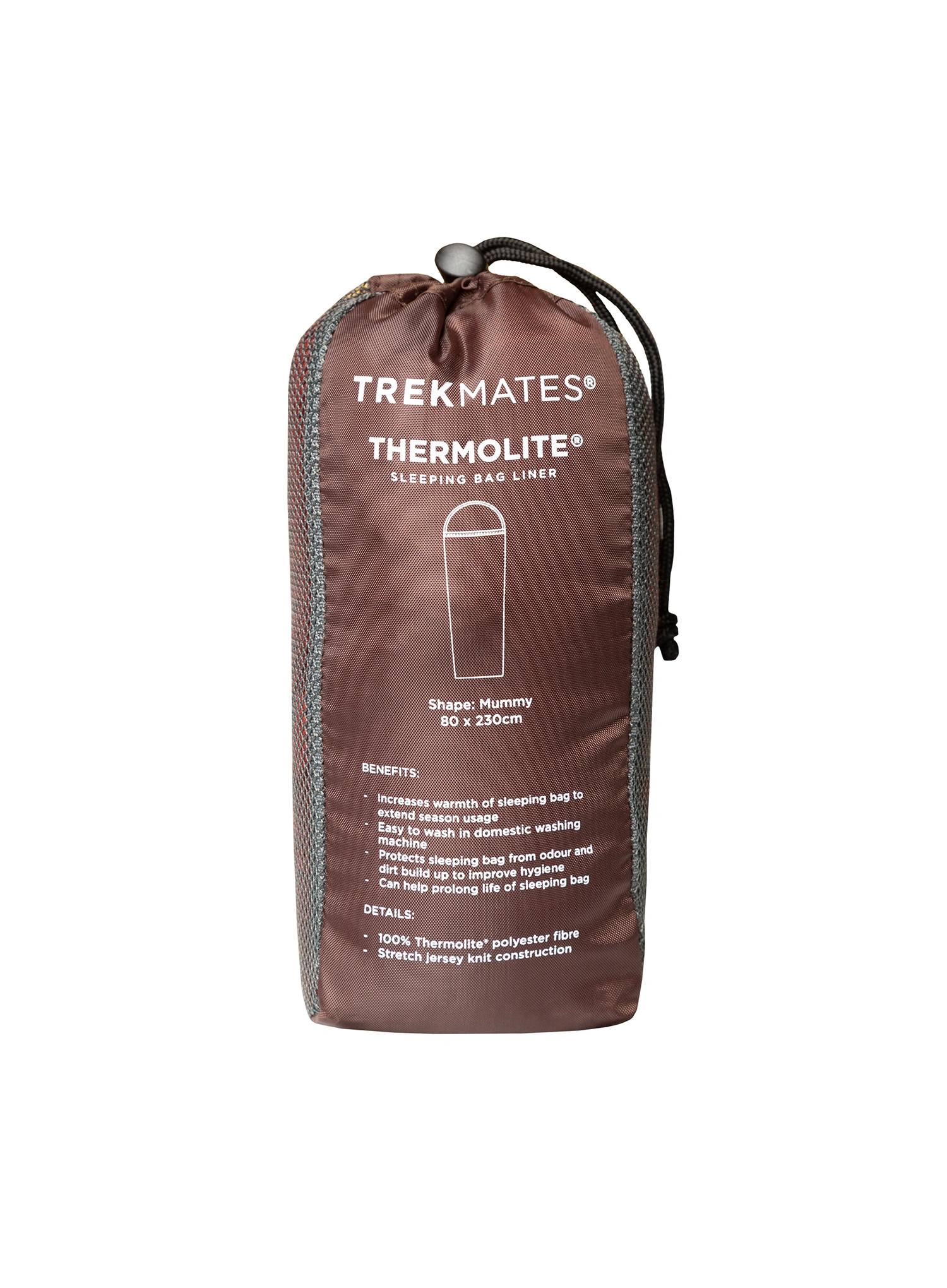 Вкладка для спальника Trekmates Thermolite Sleeping Bag Liner - chipotle
