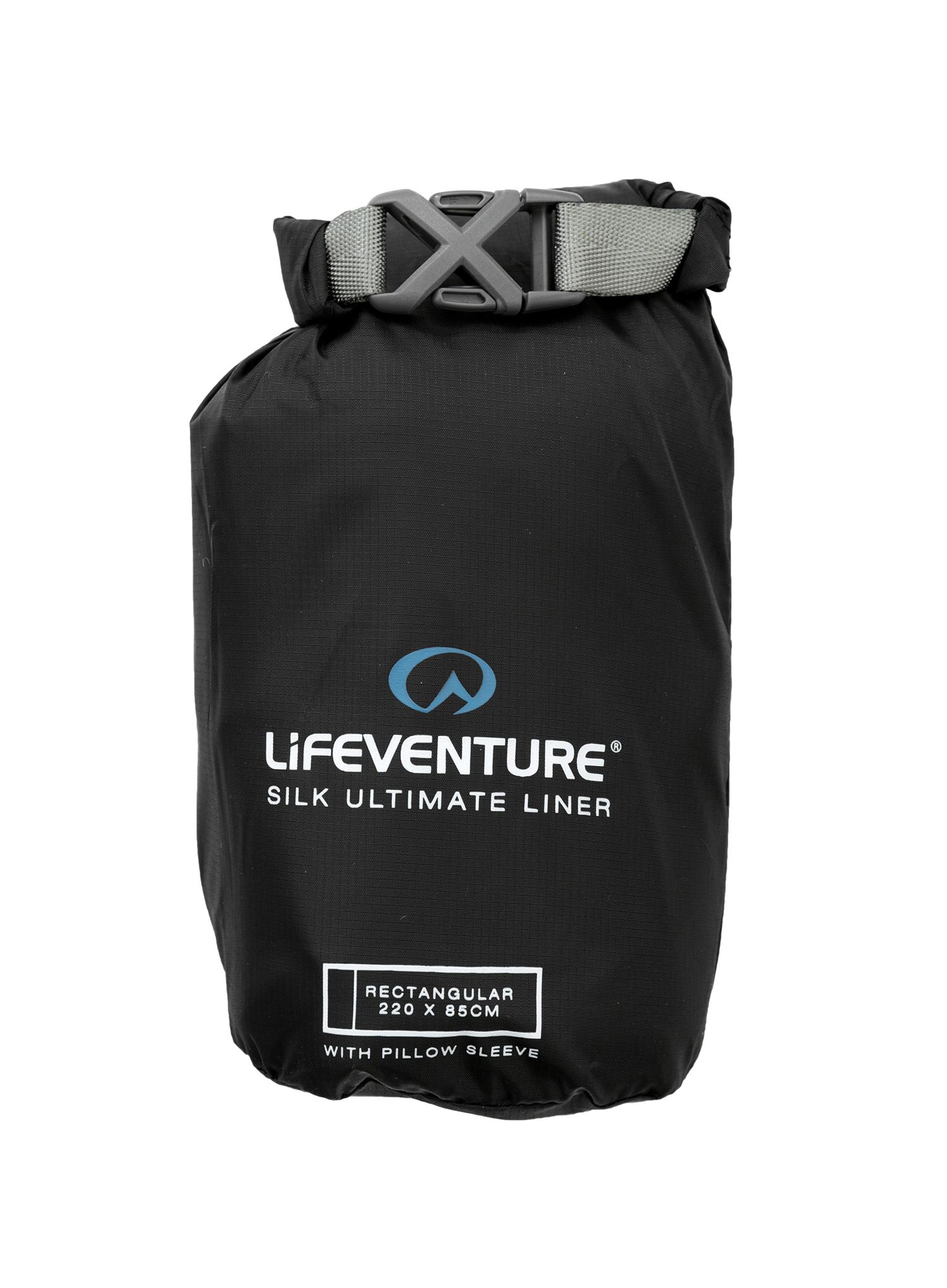 Вкладка для спальника Lifeventure Silk Ultimate Liner Rectangular - black