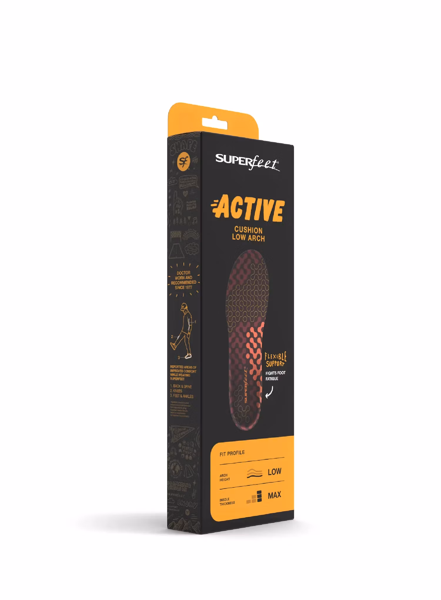 Устілки для черевиків Superfeet Active Cushion Low Arch