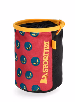 Мішечок для магнезії La Sportiva Climbing On The Moon Chalk Bag - fucsia/giallo