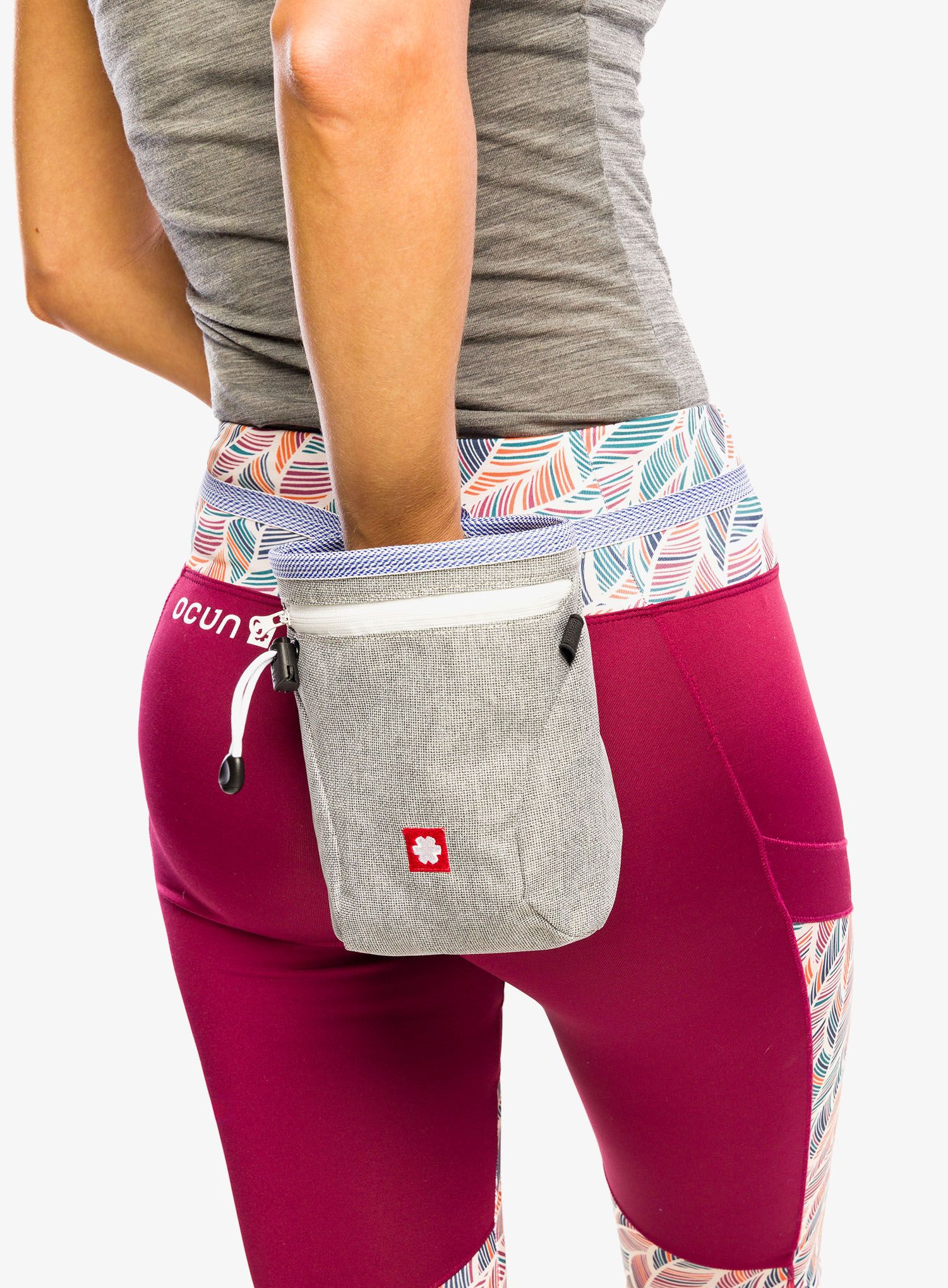 Мішечок для магнезії Ocun Dusty Eco + Belt - grey/blue