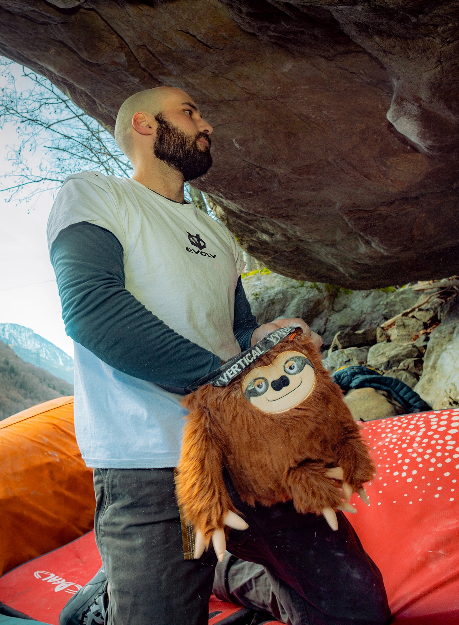 Мішечок для магнезії Y&Y Vertical Sam Boulder Sloth