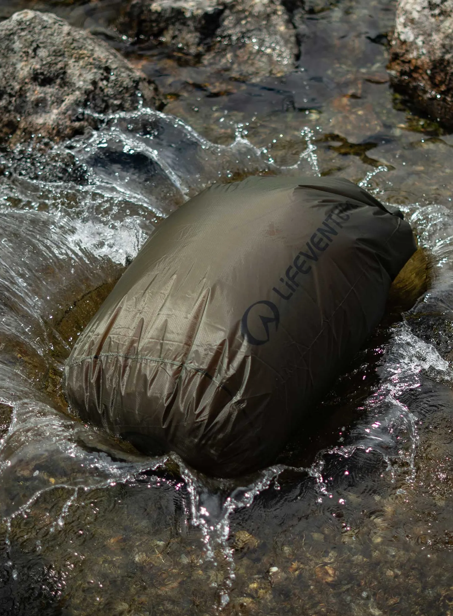 Мішок водонепроникний Lifeventure Ultralight Dry Bag 25 l - olive