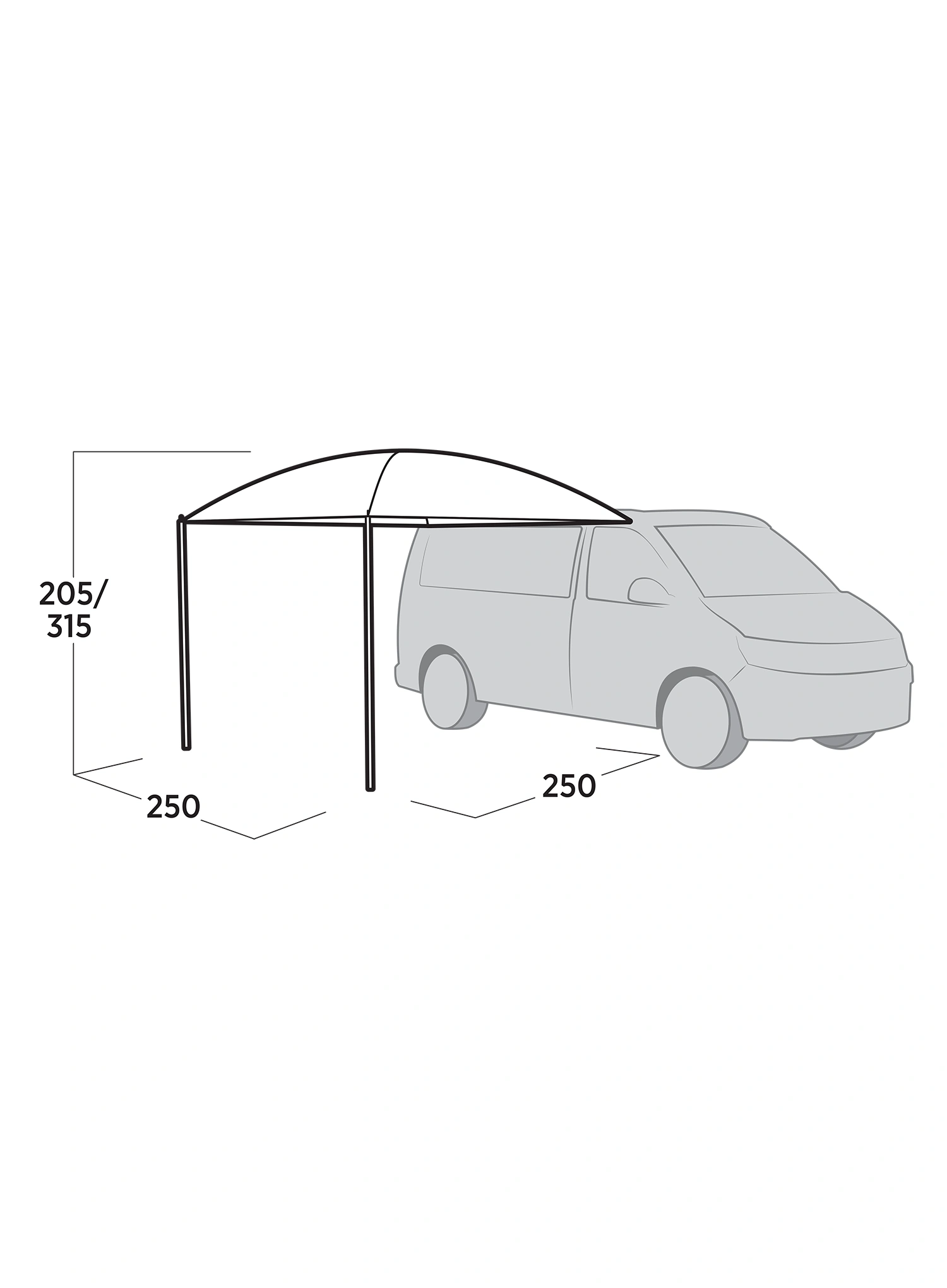 Тент приставний Easy Camp Stryn Canopy
