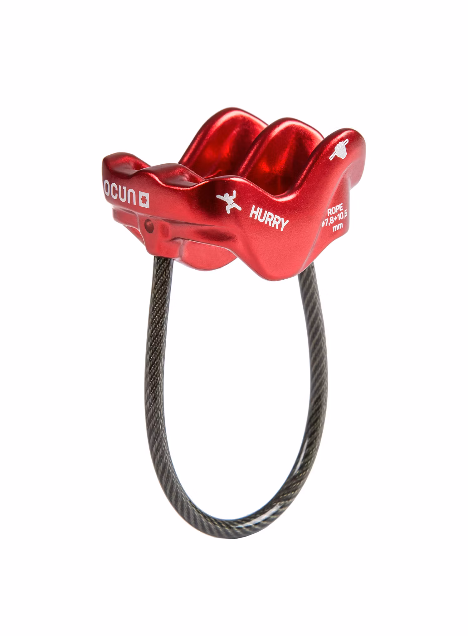 Набір для страхування Ocun Belay Set Eagle Screw Hurry - anthracite/red