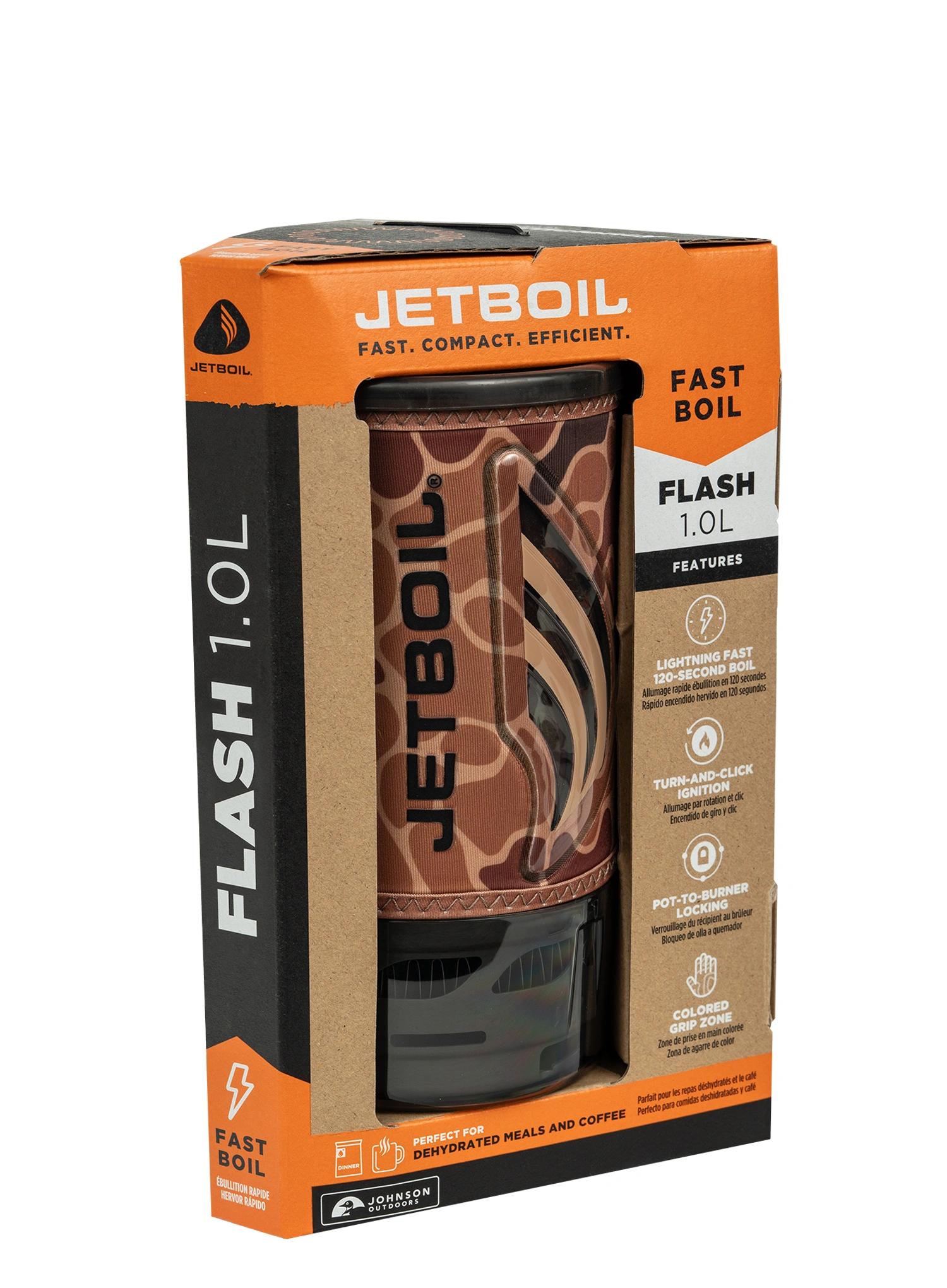 Набір для приготування їжі Jetboil Flash 2.0 Personal Cooking System - duck camo