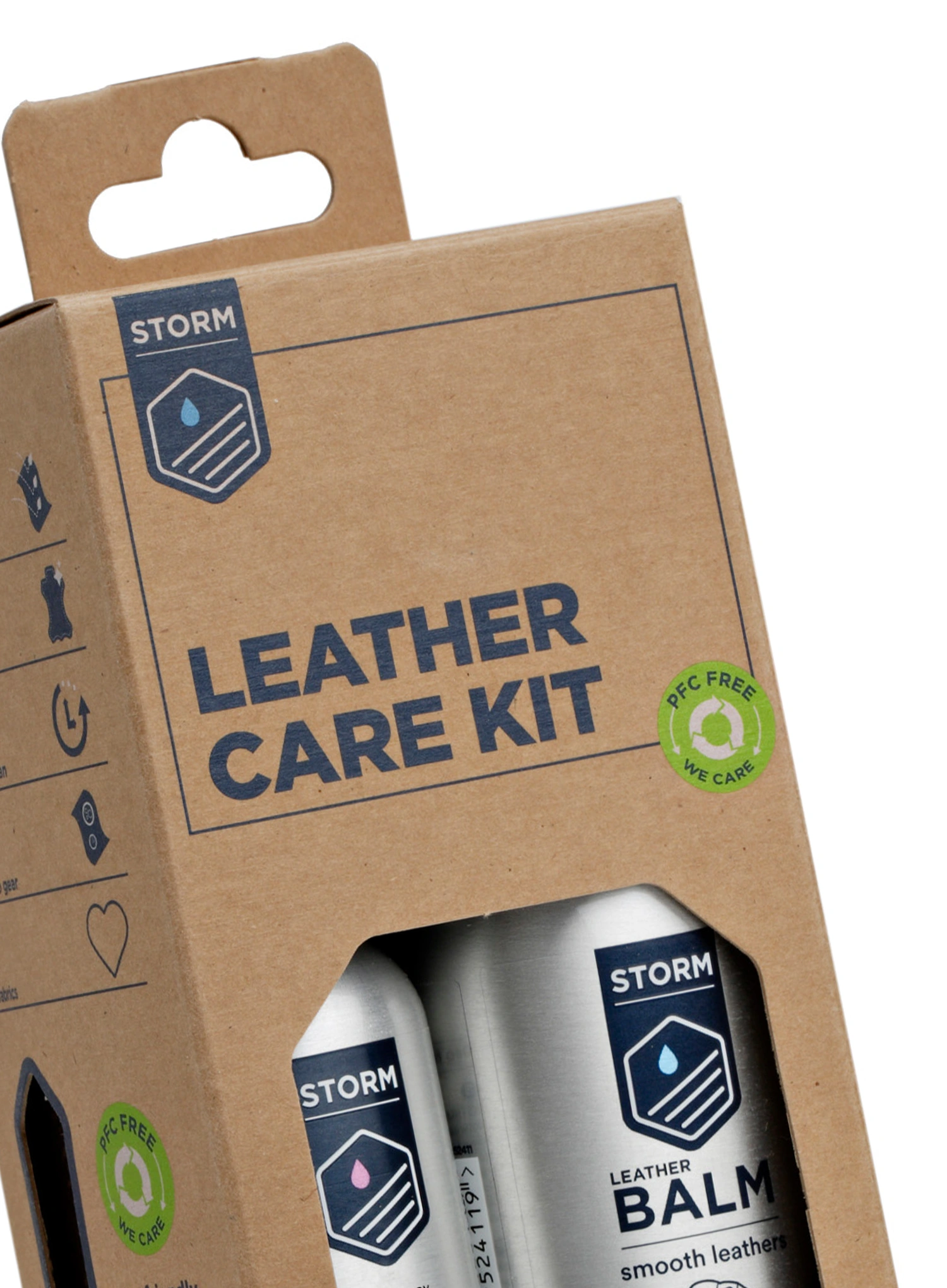 Набір для догляду за взуттям Storm Leather Care Kit