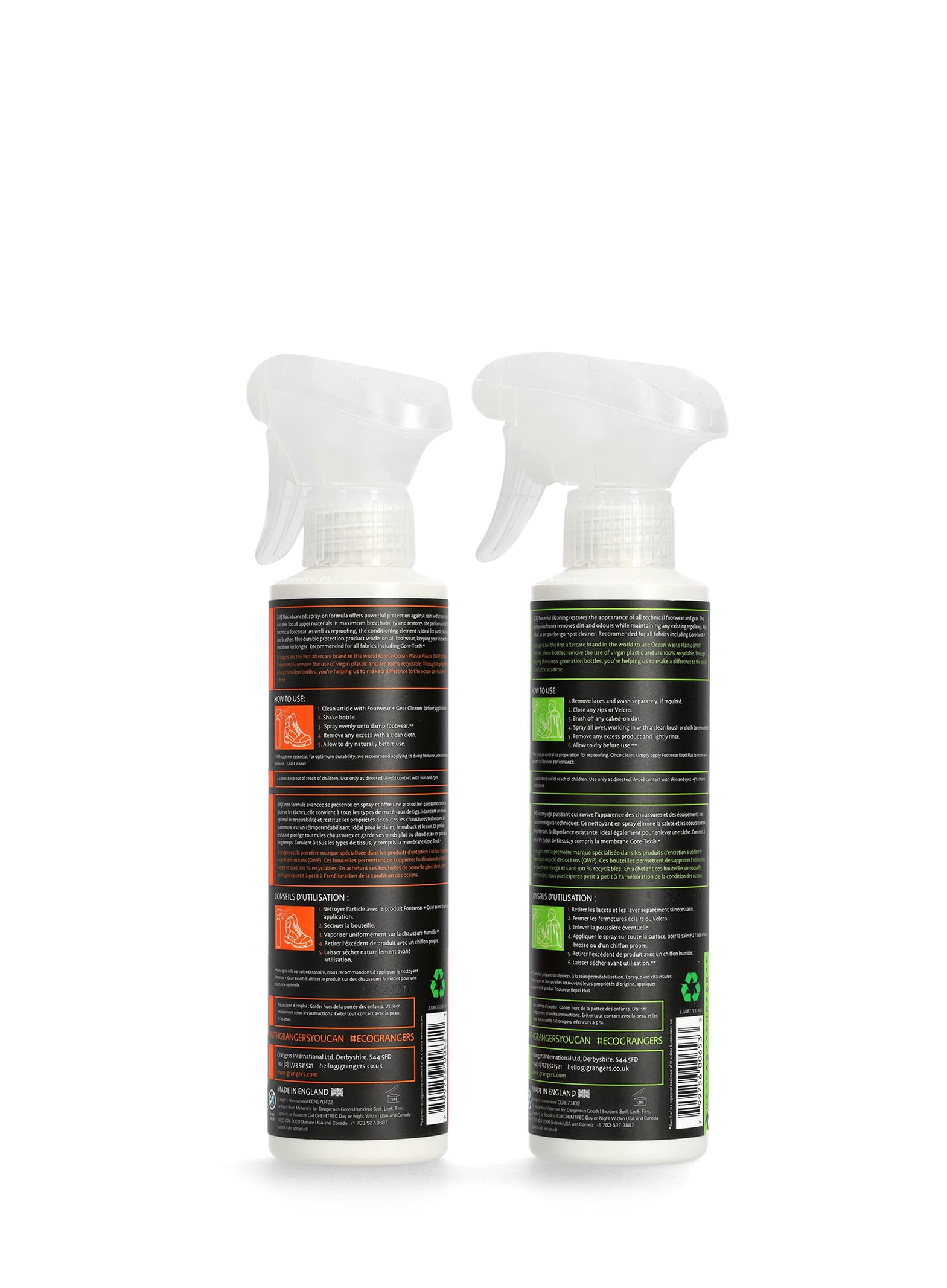 Набір для догляду за взуттям Grangers Gear Cleaner & Footwear Repel Plus
