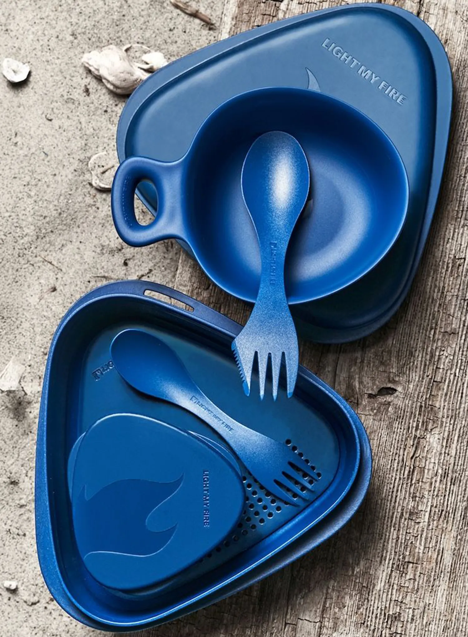 Набір посуду Light My Fire Outdoor MealKit 2.0 - hazyblue