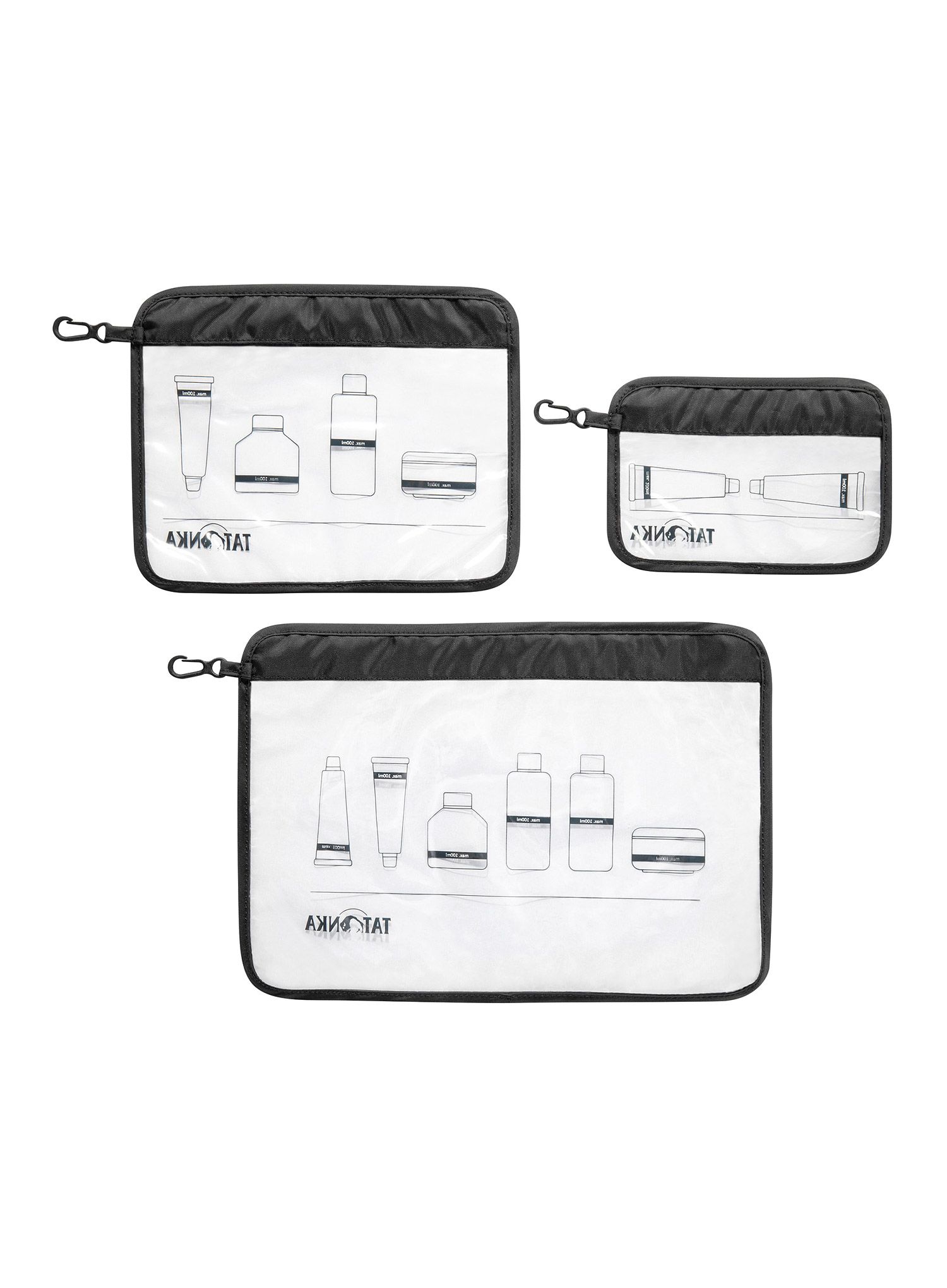 Набір сумочок Tatonka Zip Flight Bag Set - black