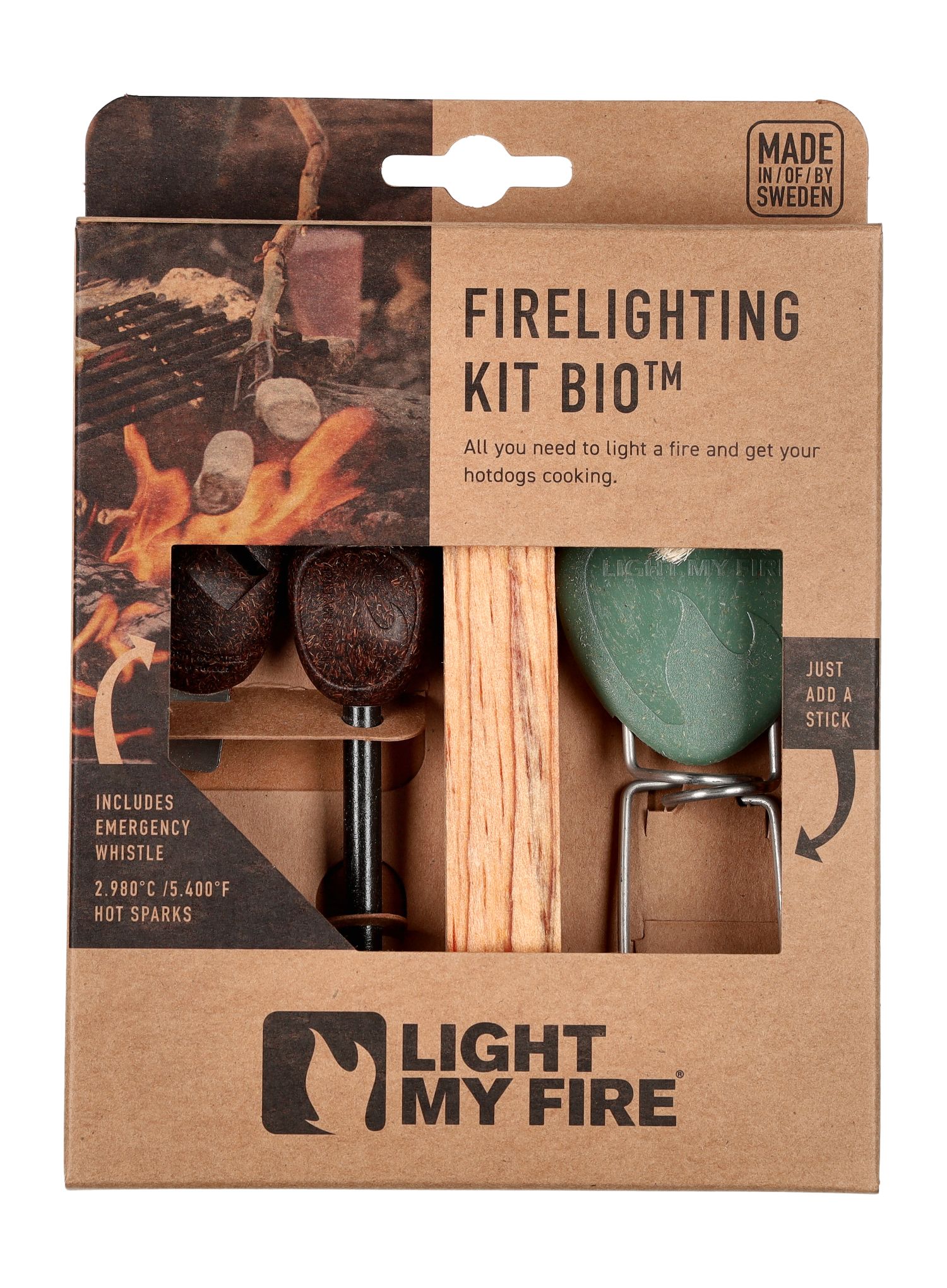 Набір туристичний Light My Fire Lighting Kit Bio - sandy green/cocoshell