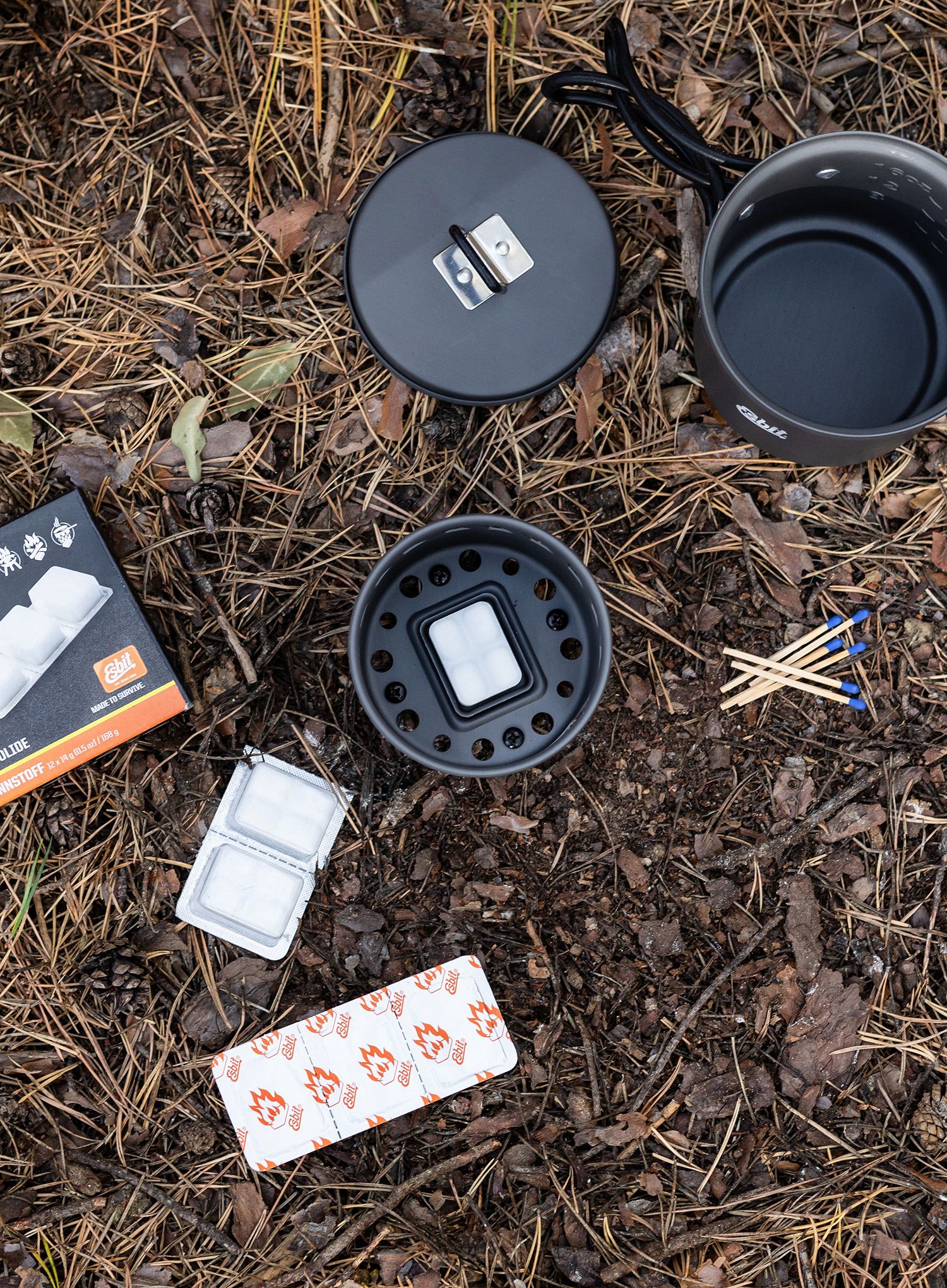 Набір для приготування їжі Esbit Solid Fuel Cookset 585ml