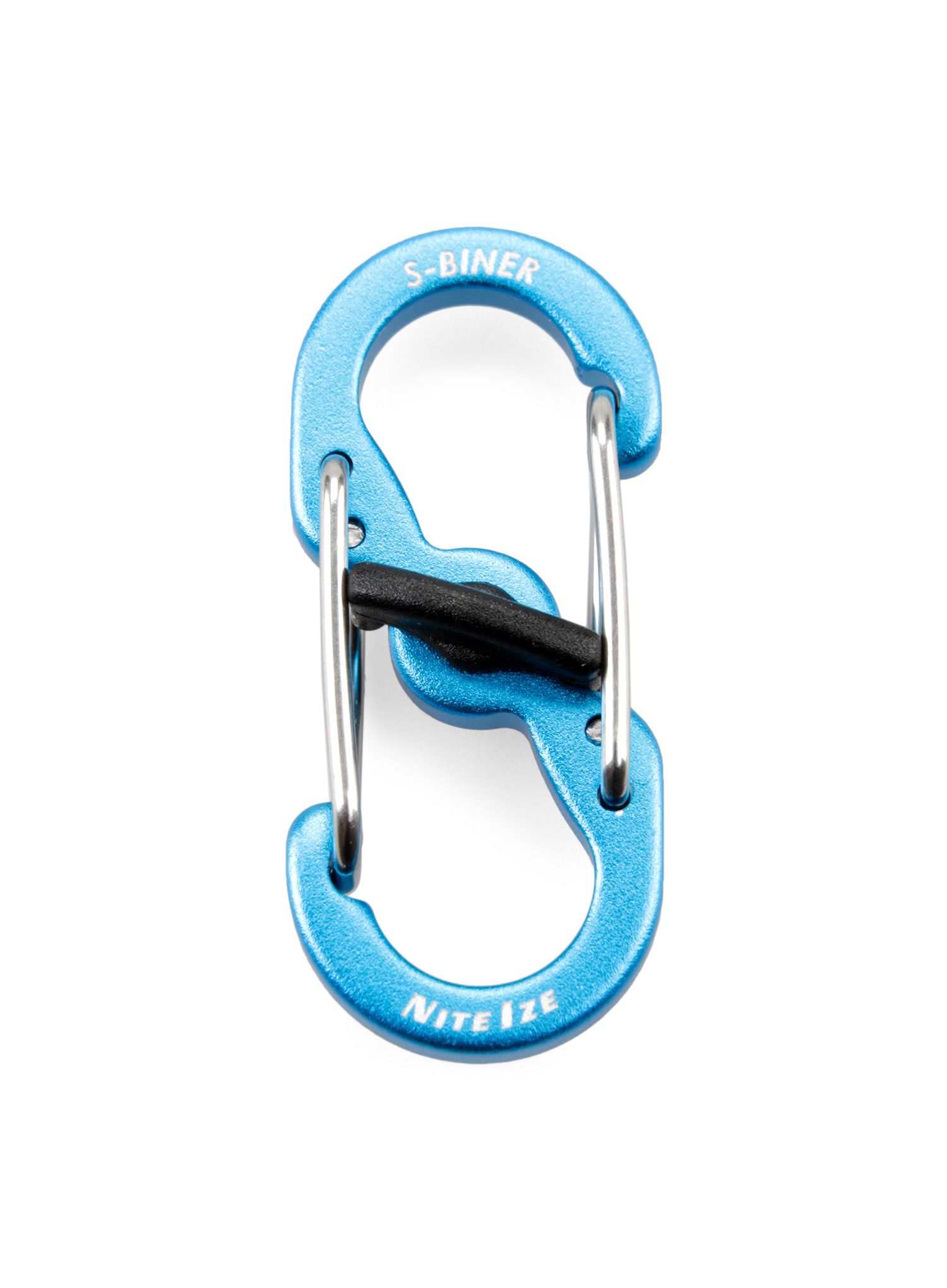 Карабінчик Nite Ize S-Biner MicroLock Aluminum 2Pack - blue